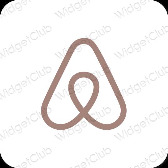 Estética Airbnb iconos de aplicaciones