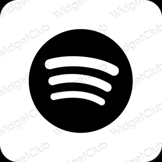 نمادهای برنامه زیباشناسی Spotify