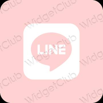 Естетске LINE иконе апликација