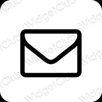 Icônes d'application Mail esthétiques