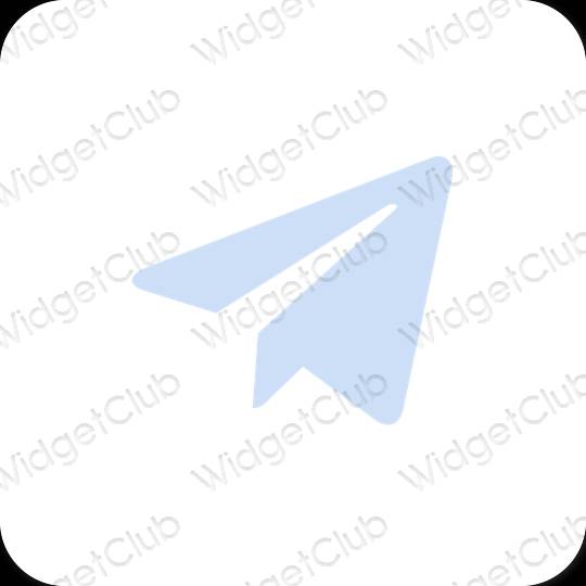 Эстетические Telegram значки приложений