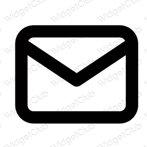 جمالية Mail أيقونات التطبيقات