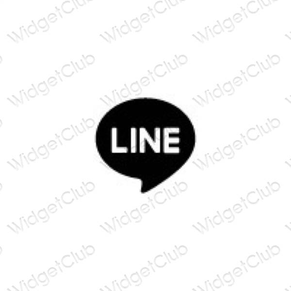 Ästhetische LINE App-Symbole