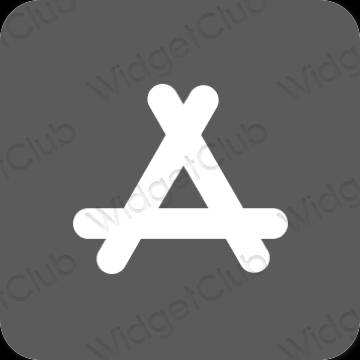 Естетски сива AppStore иконе апликација