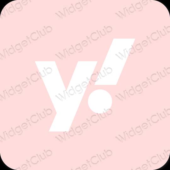 Estética Yahoo! ícones de aplicativos
