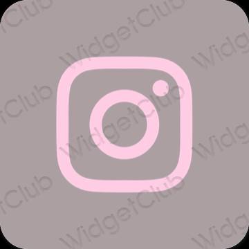 Icônes d'application Instagram esthétiques