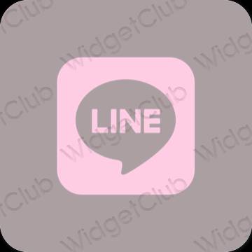 جمالية LINE أيقونات التطبيقات