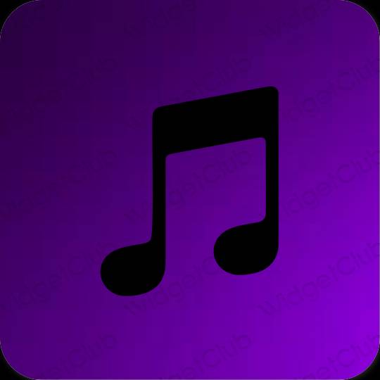 เกี่ยวกับความงาม สีดำ Apple Music ไอคอนแอพ