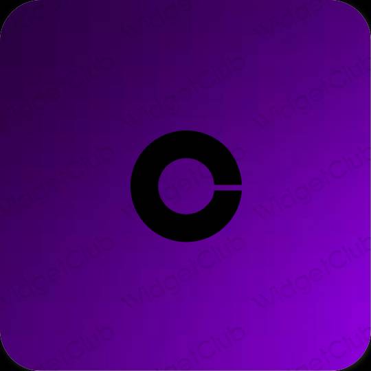 Icone delle app Coinbase estetiche