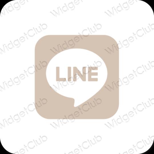 جمالية LINE أيقونات التطبيقات