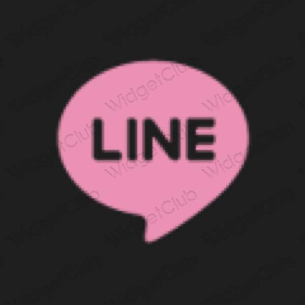 جمالية LINE أيقونات التطبيقات