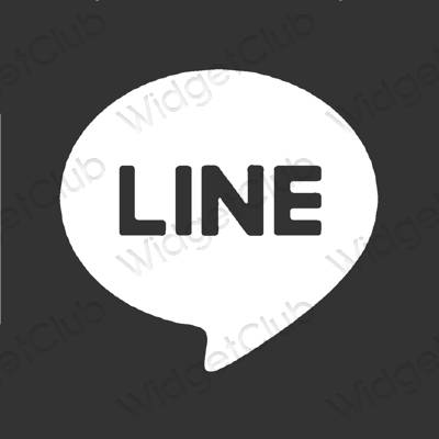 نمادهای برنامه زیباشناسی LINE