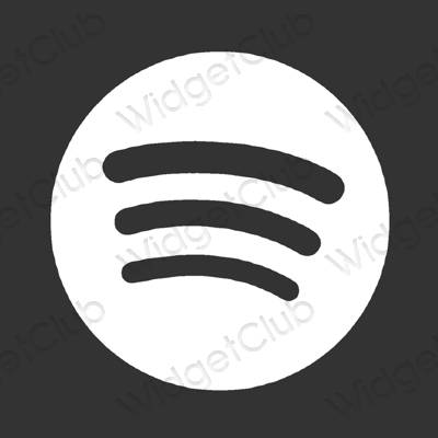 Estetinės Spotify programų piktogramos