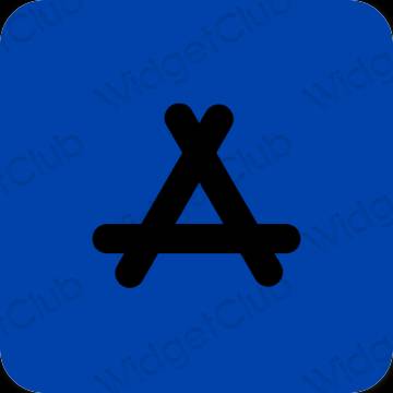 Thẩm mỹ màu xanh da trời AppStore biểu tượng ứng dụng