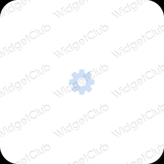 Esthetische Settings app-pictogrammen