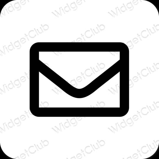 Icônes d'application Mail esthétiques