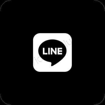 Estetske LINE ikone aplikacij