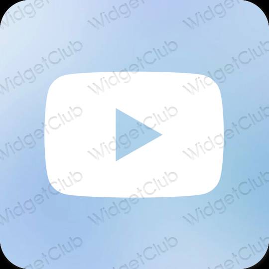 Esthetische Youtube app-pictogrammen
