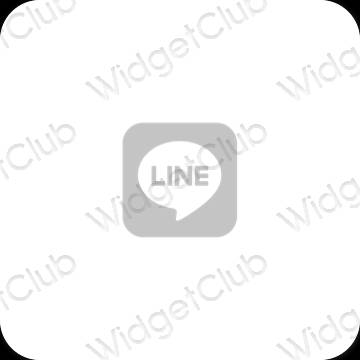 Esthetische LINE app-pictogrammen