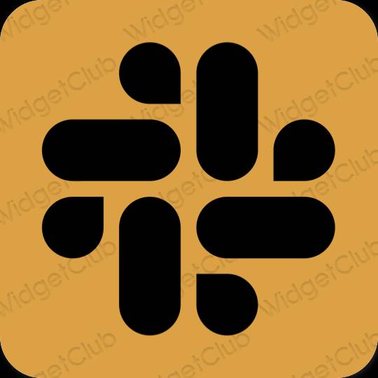 Estetyczne Slack ikony aplikacji