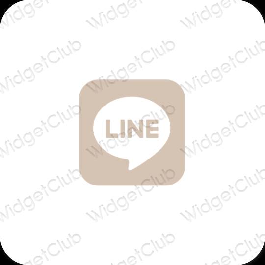 نمادهای برنامه زیباشناسی LINE