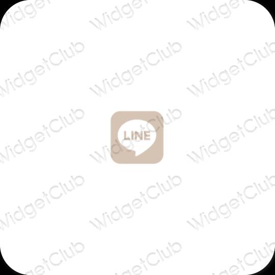 جمالية LINE أيقونات التطبيقات