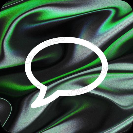 Ikon aplikasi estetika Messages