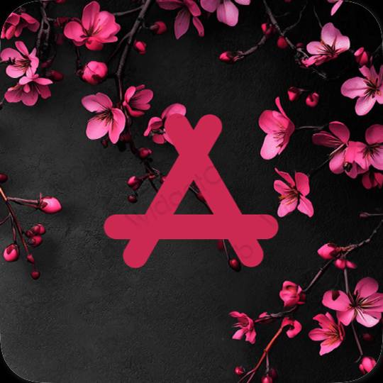 សោភ័ណ ពណ៌ផ្កាឈូកអ៊ីយូតា AppStore រូបតំណាងកម្មវិធី