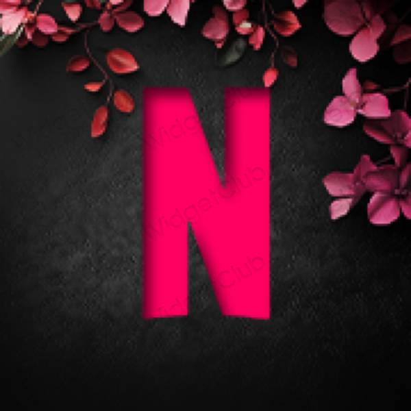 សោភ័ណ ពណ៌ផ្កាឈូកអ៊ីយូតា Netflix រូបតំណាងកម្មវិធី