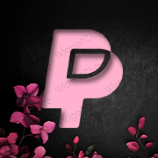 រូបតំណាងកម្មវិធី Paypal សោភ័ណភាព