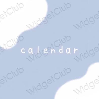 Estetske Calendar ikone aplikacij