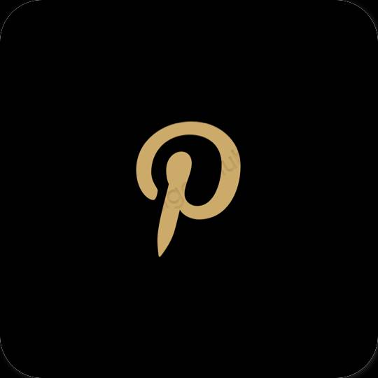 Ikon apl Pinterest Estetik