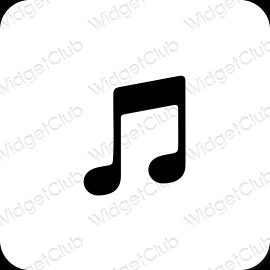 Ästhetische Apple Music App-Symbole