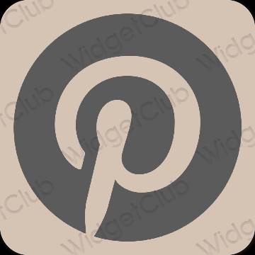 אֶסתֵטִי בז' Pinterest סמלי אפליקציה