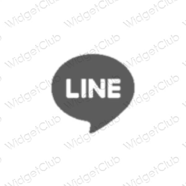 Esthetische LINE app-pictogrammen