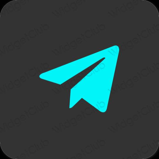 Æstetiske Telegram app-ikoner