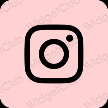 Estetické ikony aplikací Instagram