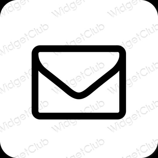 Estética Mail iconos de aplicaciones