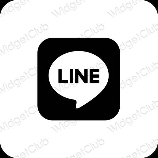 Esthetische LINE app-pictogrammen