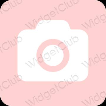 审美的 粉色的 Camera 应用程序图标