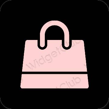 Естетски розе Apple Store иконе апликација