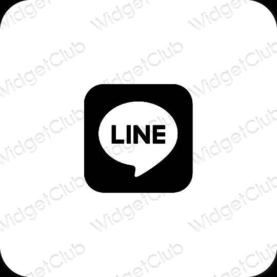 Ästhetische LINE App-Symbole