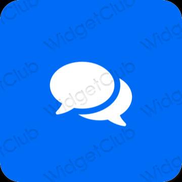 Естетичен лилаво duolingo икони на приложения