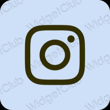 审美的 紫色的 Instagram 应用程序图标