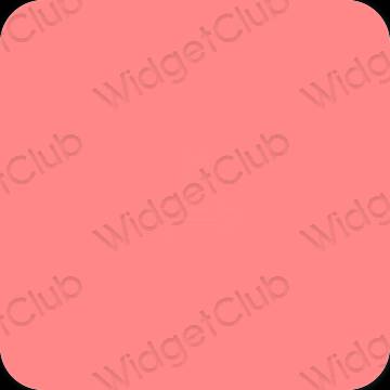 Æstetisk lyserød AppStore app ikoner