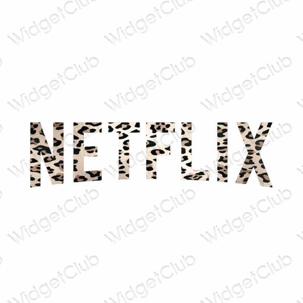 Estetinės Netflix programų piktogramos