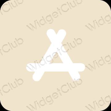 Ästhetisch Beige AppStore App-Symbole