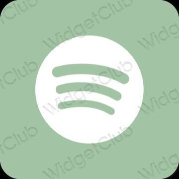 Ästhetische Spotify App-Symbole