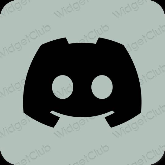 Aesthetic green discord app icons