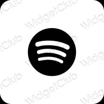 Esthetische Spotify app-pictogrammen